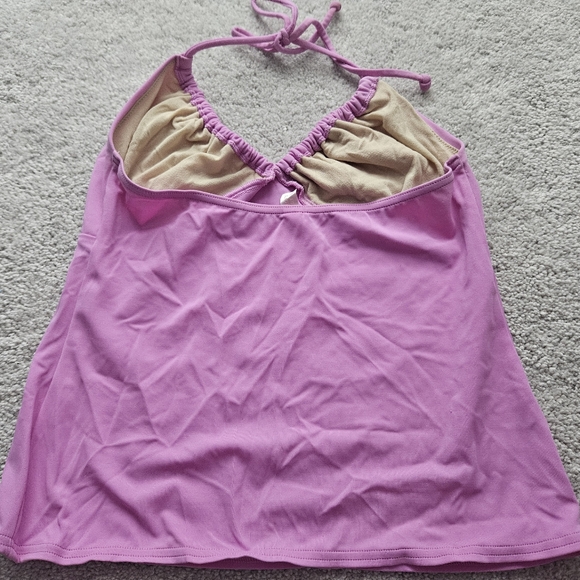 Victorias Secret tankini bathing suit top pink size S never worn NWOT - Picture 2 of 2